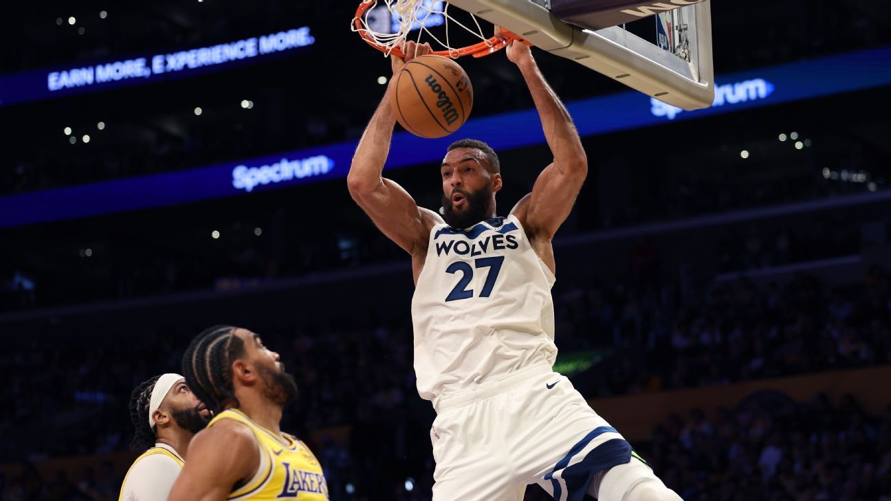 Fuentes: los Wolves extienden a Gobert por 3 años y 110 millones de dólares