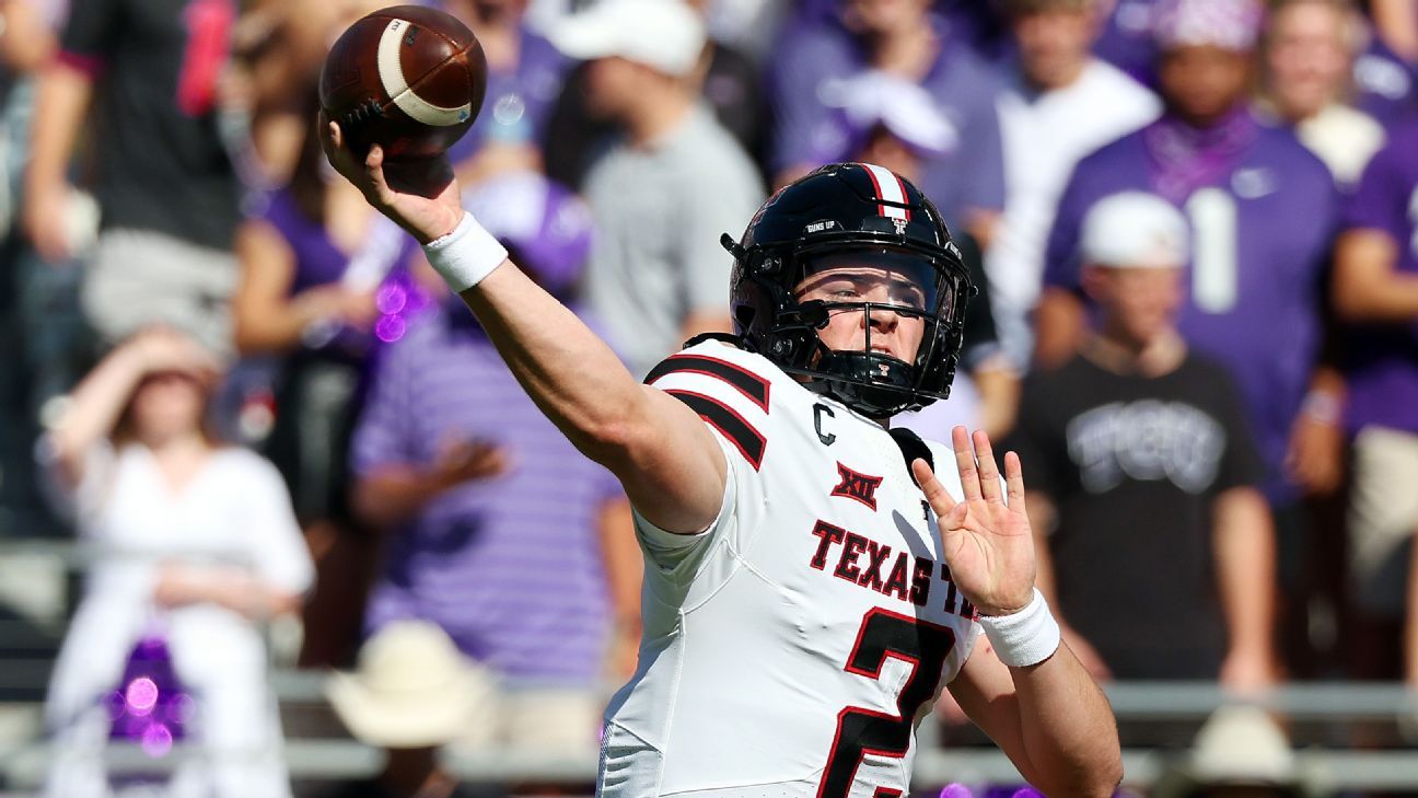 Texas Tech loses QB Morton to left shoulder injury