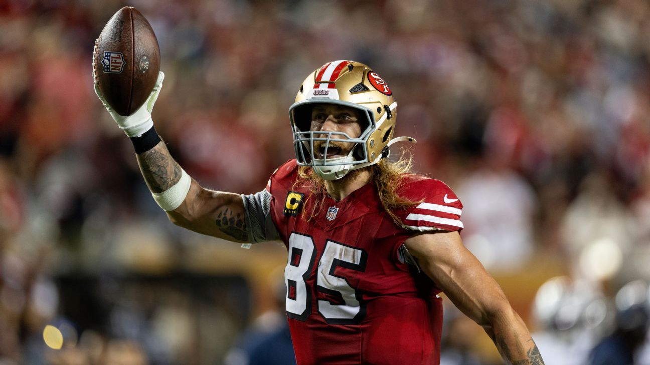 Kittle stars on own ‘holiday’ as 49ers eke out win