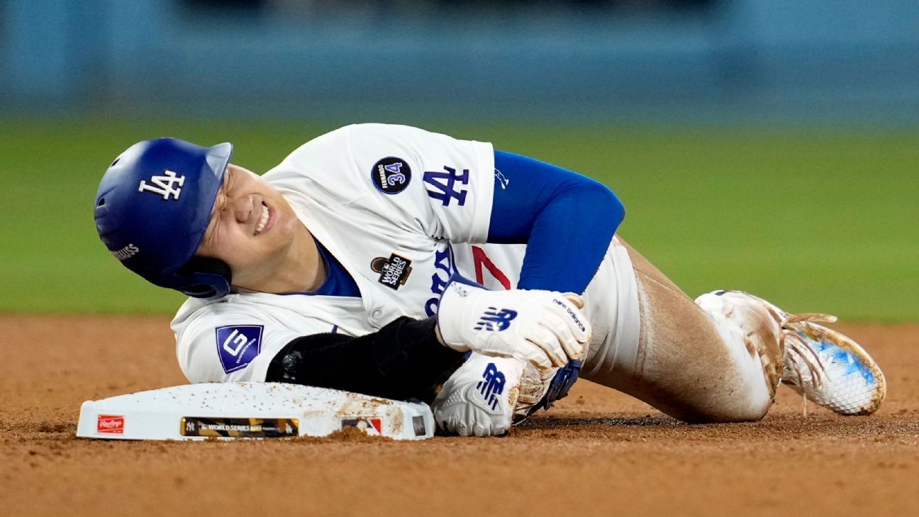 Serie Mundial 2024 las 48 horas de Ohtani después de la lesión ESPN