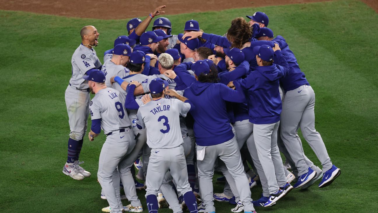 Oddsmakers expect Dodgers to defend WS crown