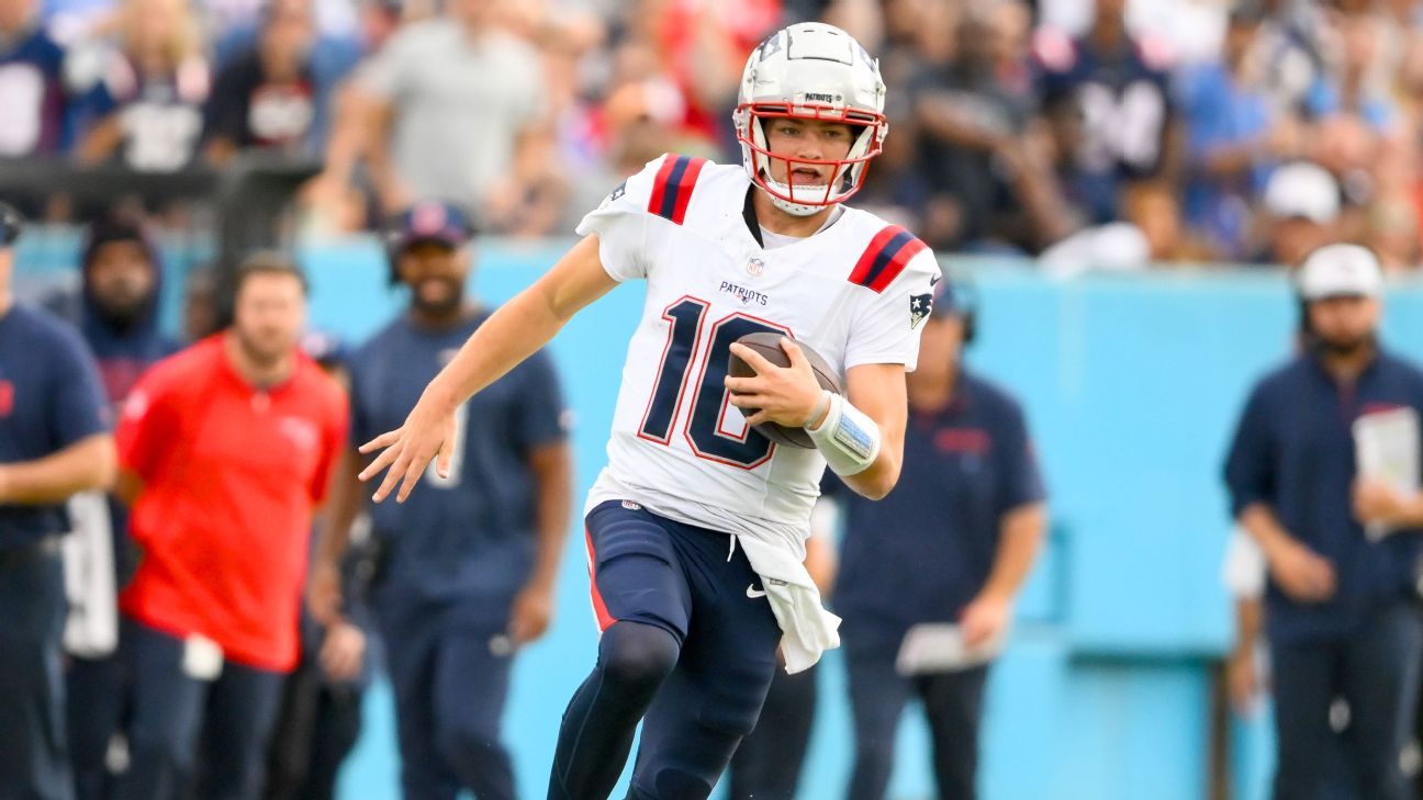 Patriots' Drake Maye dazzles with late TD, laments 'dumb' INT - ESPN