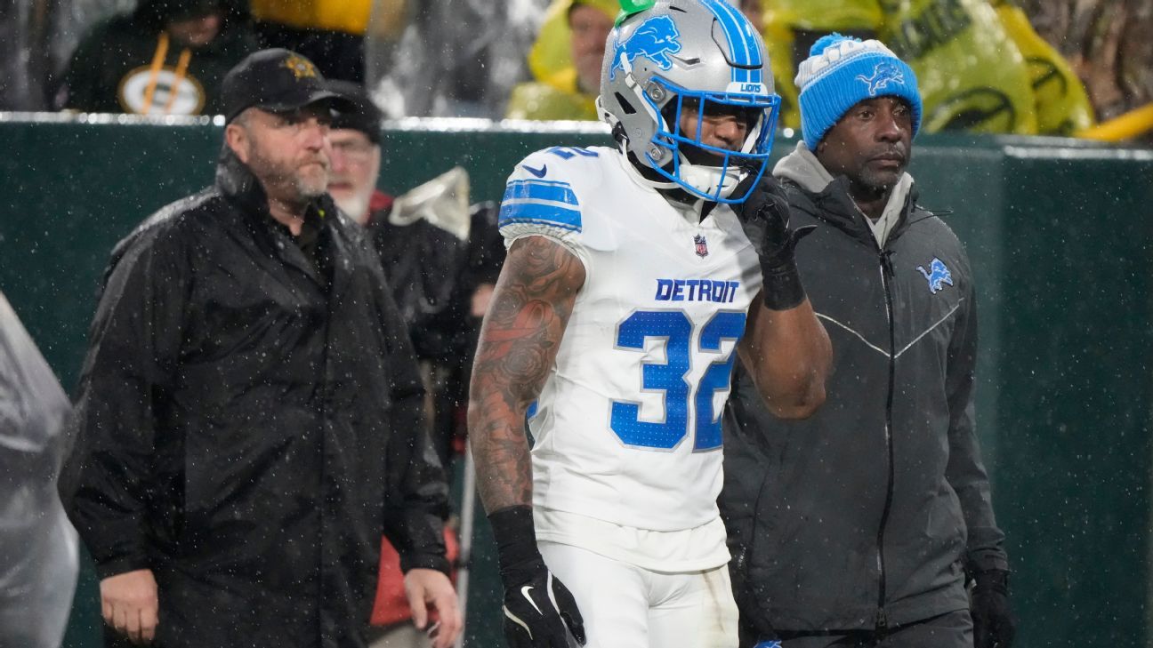 Lions’ Branch was ejected for a helmet-to-helmet hit against the Packers