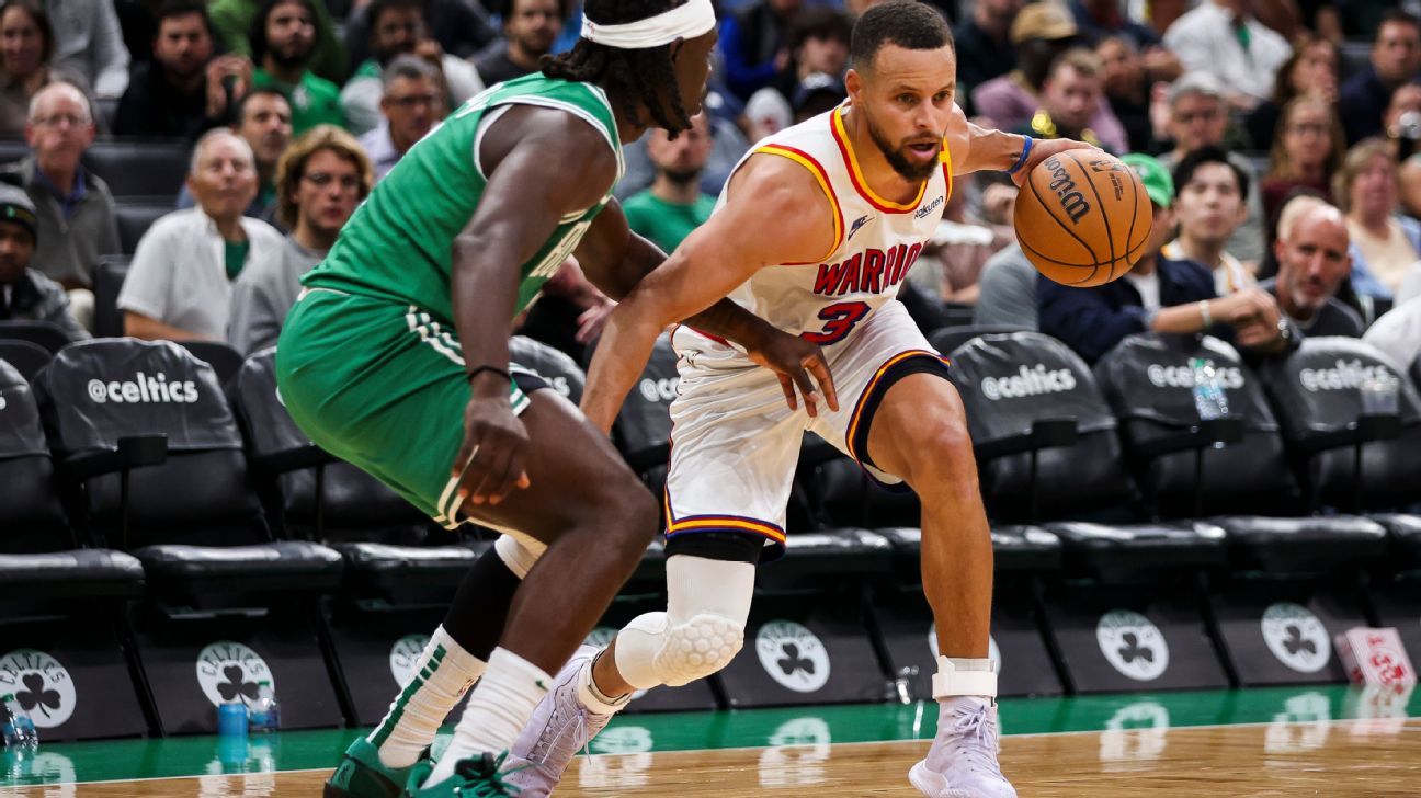 Warriors fray Celtics to reach 7-1 ahead of Cavs showdown - ESPN