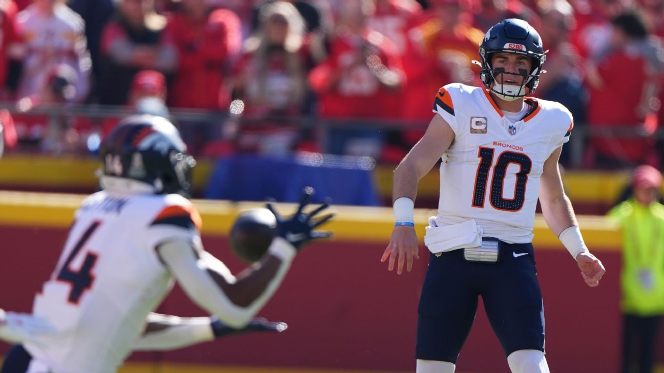 Broncos QB Bo Nix finds Courtland Sutton for 32-yard TD - ESPN