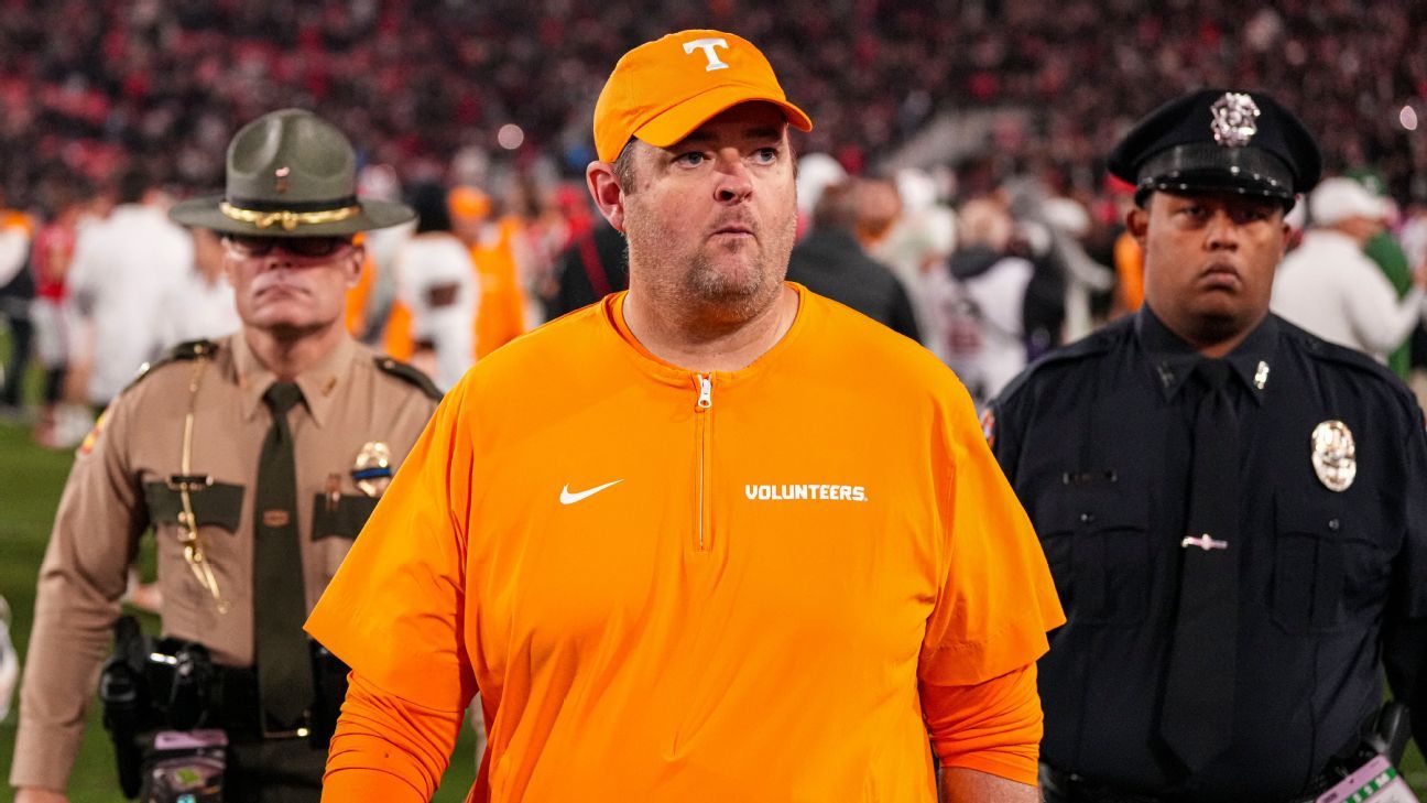 Heupel shuns CFP talk, bullish on Vols after loss