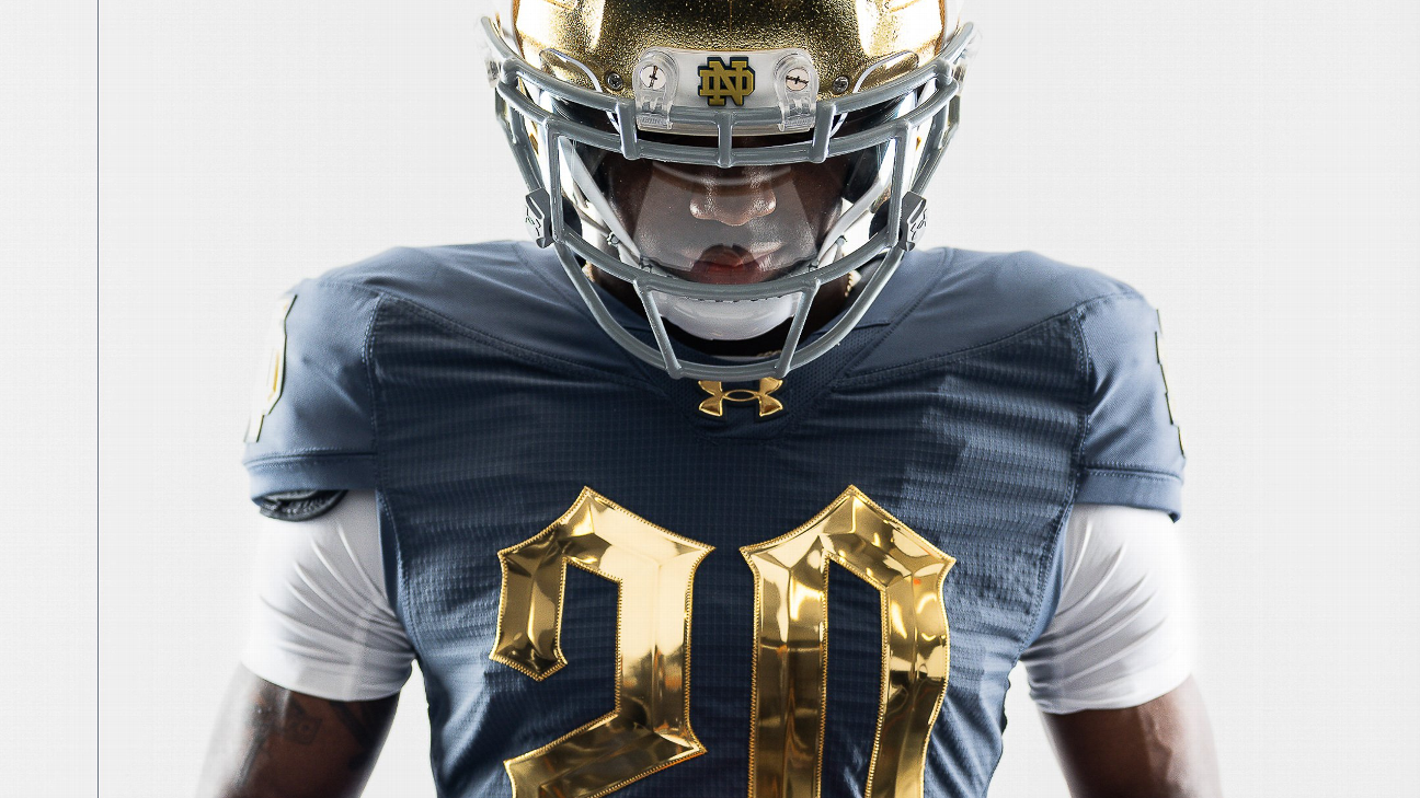 Notre Dame Shamrock Series Uniforms 2025