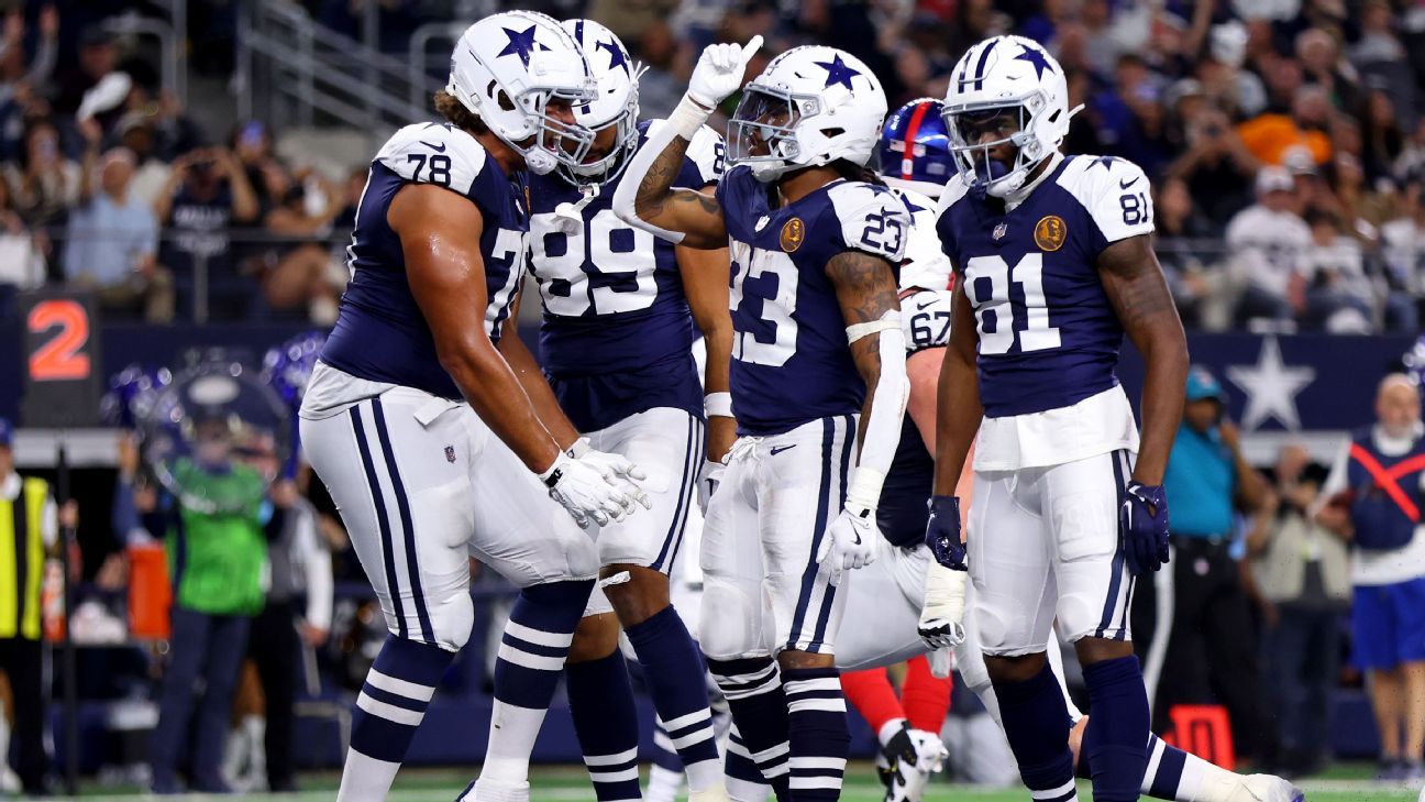 NFL Thanksgiving games 2024 results Cowboys vs. Giants ESPN