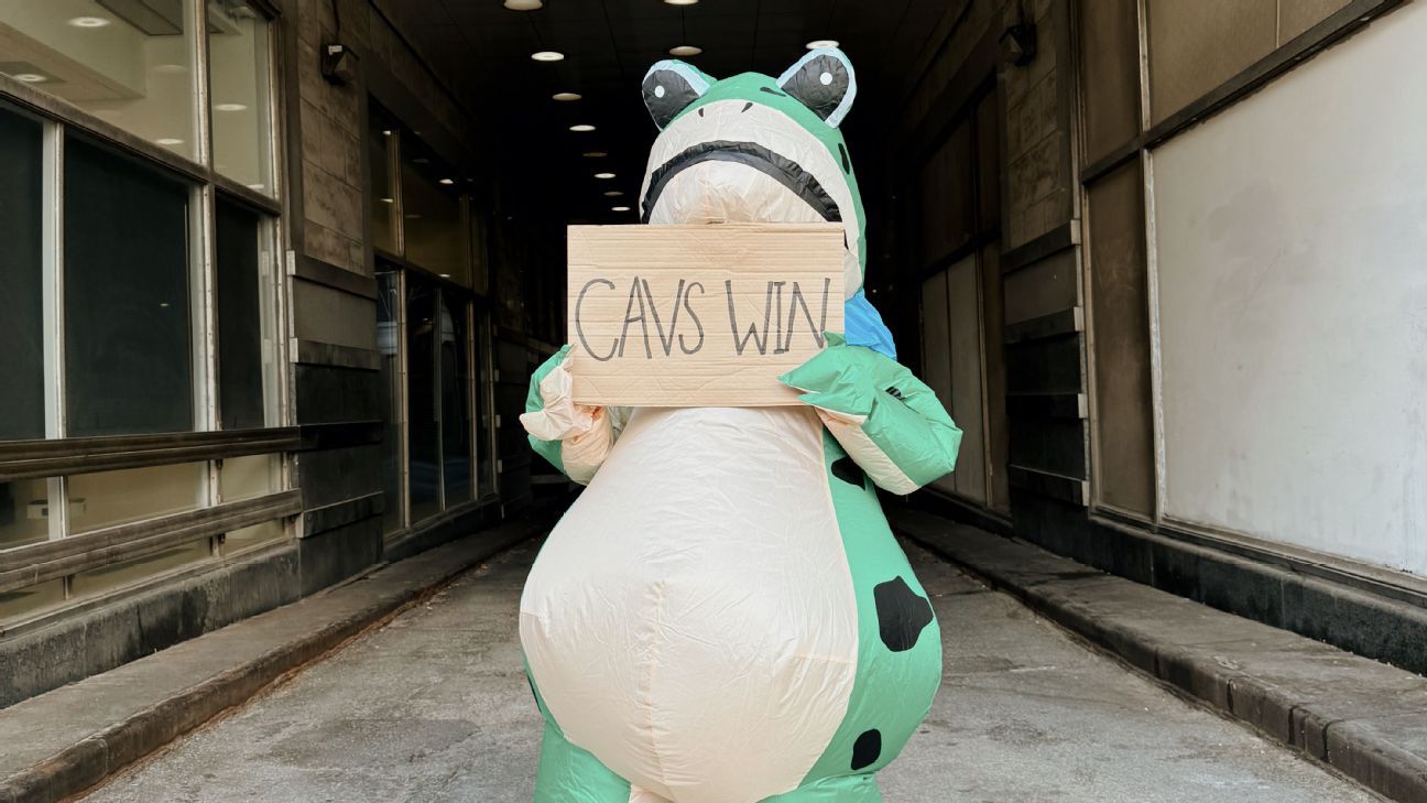 Ribbit and roll: A viral mascot fuels the Cleveland Cavaliers