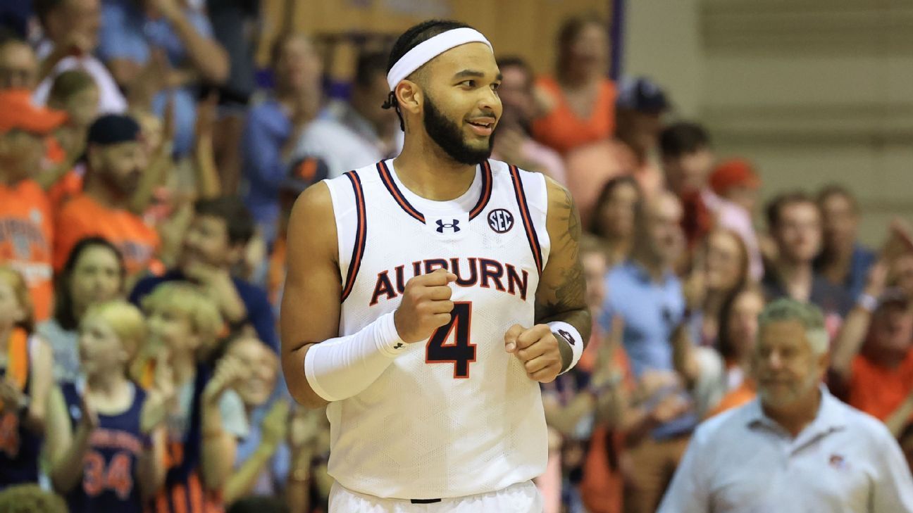 Auburn star Broome (ankle) could return vs. Vols