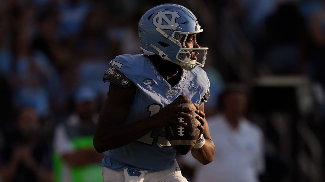 UNC backup QB Harrell enters transfer portal