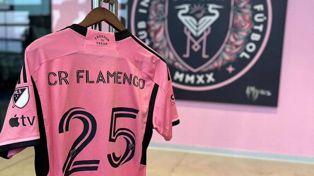 Flamengo estreita laços com Inter Miami de Messi e ganha camisa especial