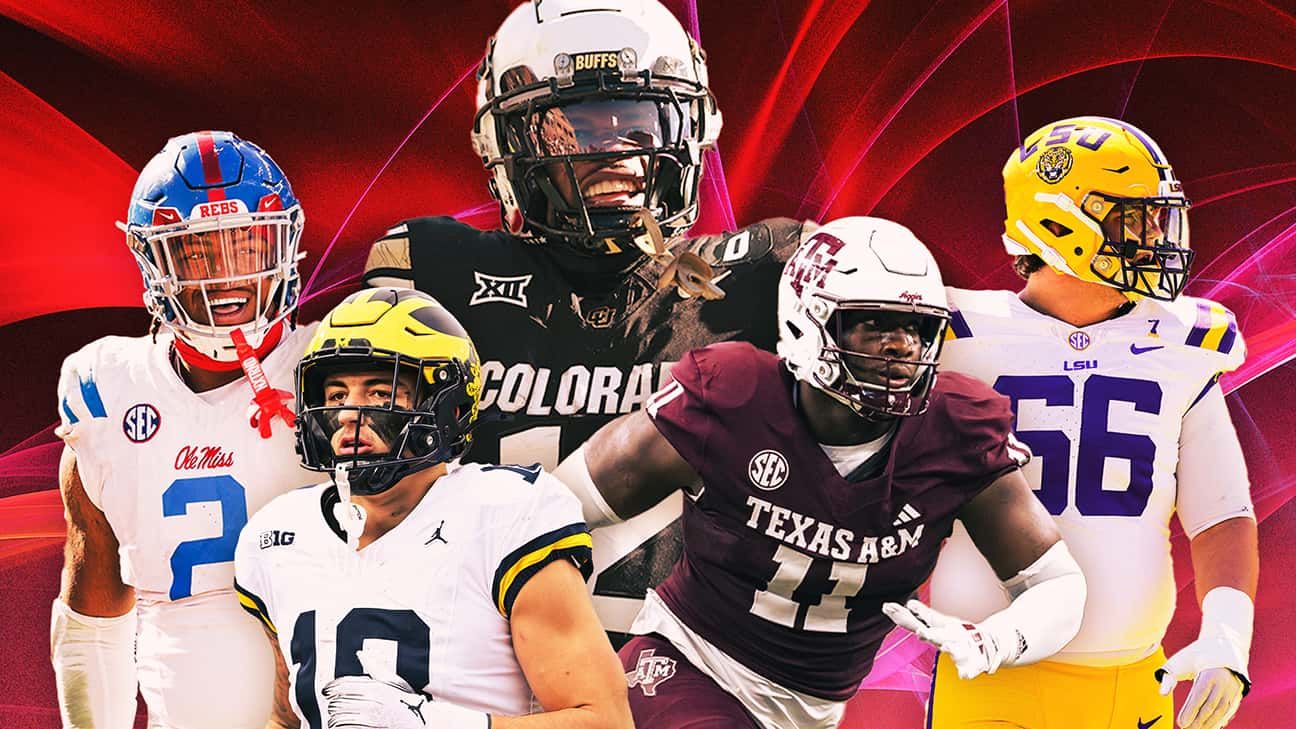 2025 NFL mock draft Predicting all 32 firstround picks ESPN