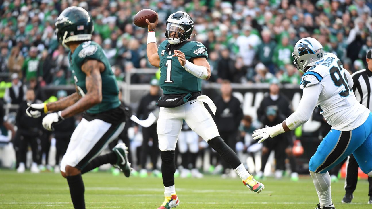 Eagles air frustrations as passing attack struggles