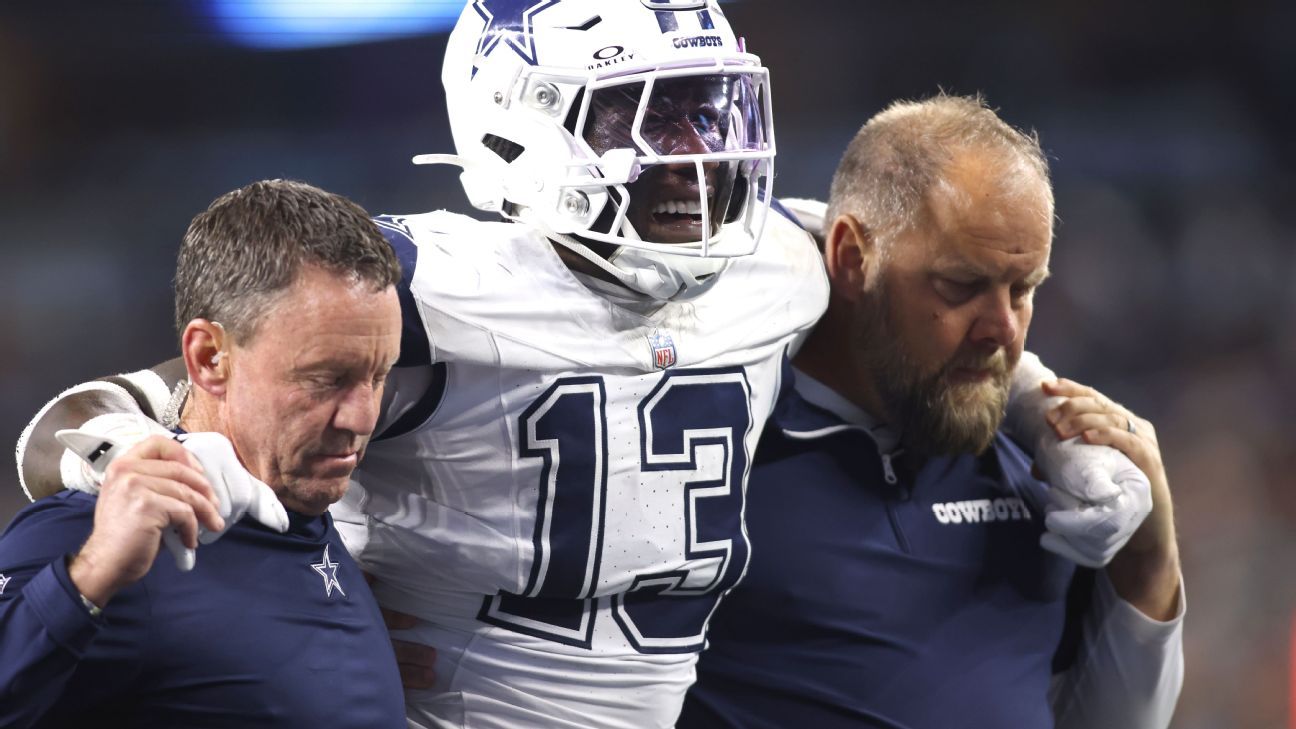 Fontes – DeMarvion Overshown dos Cowboys rompeu vários ligamentos
 #ÚltimasNotícias