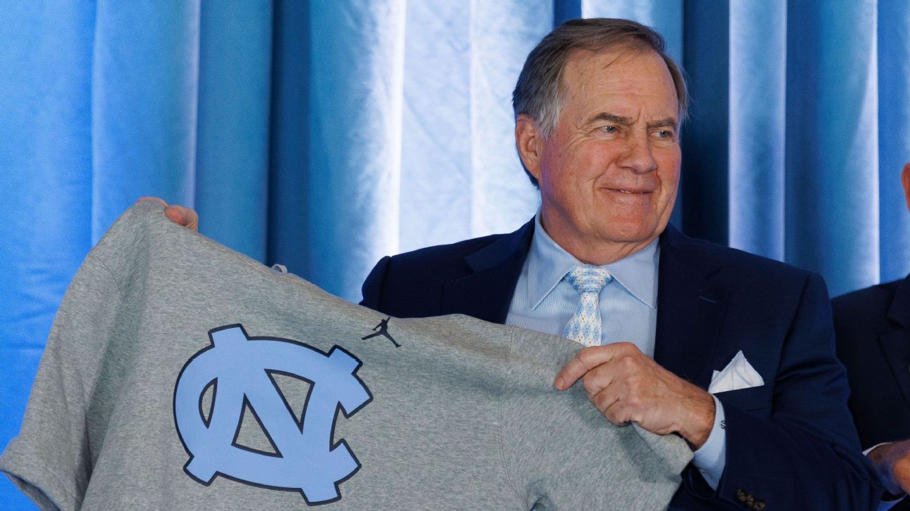 QB Baker sticks with UNC, touts Belichick’s vision