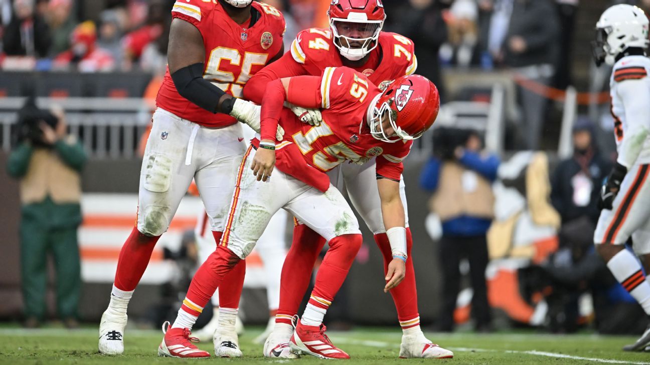 Patrick Mahomes, do Chiefs, sofre lesão no tornozelo contra os Browns
 #ÚltimasNotícias