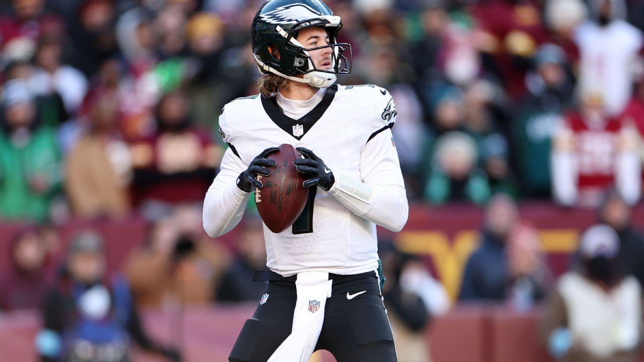 Eagles' Pickett prepared to play as Hurts still in protocol ESPN