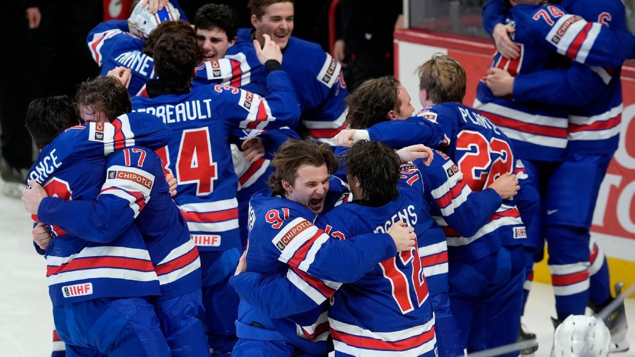 U.S. tops Finland in OT, repeats as world junior hockey champ ESPN