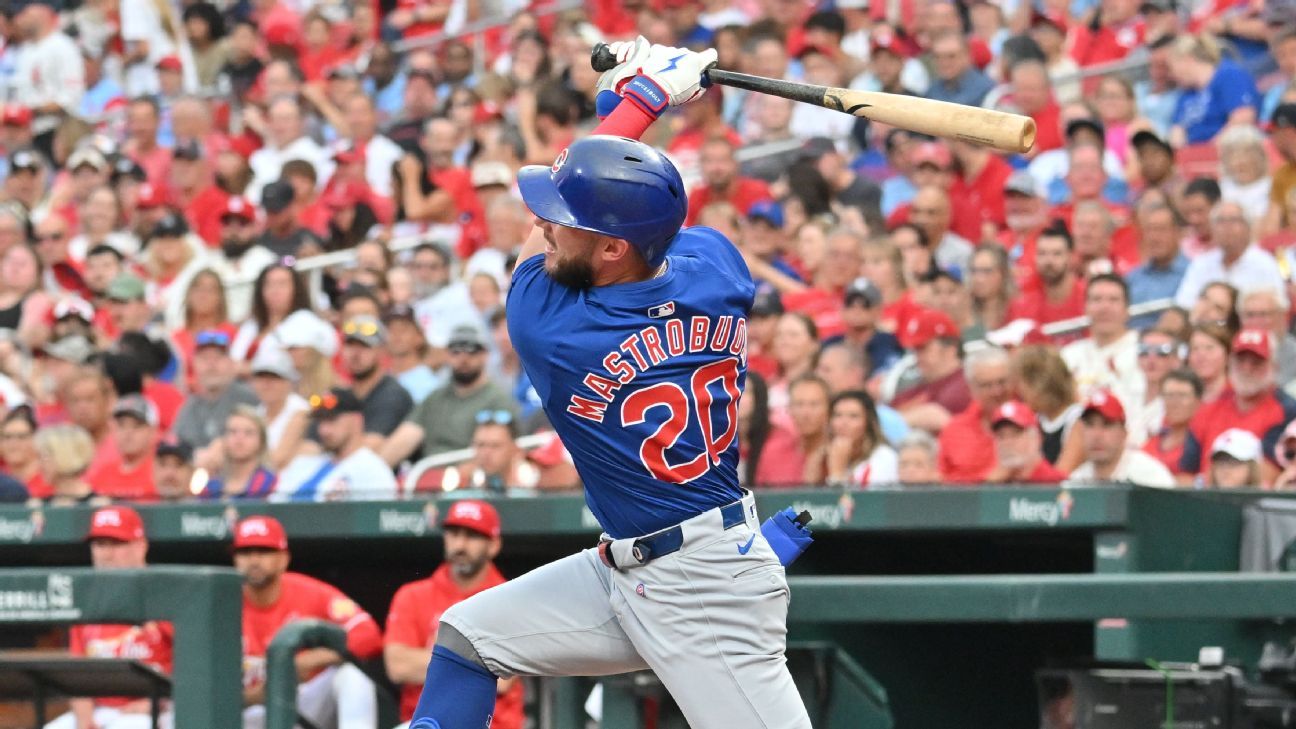 Cubs trade infielder Mastrobuoni to Mariners