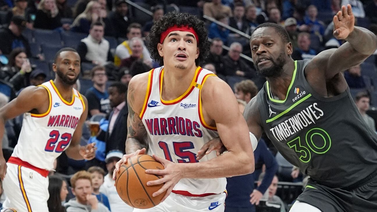 Gui Santos é titular, e Warriors seguram reação incrível dos Timberwolves no fim de jogo