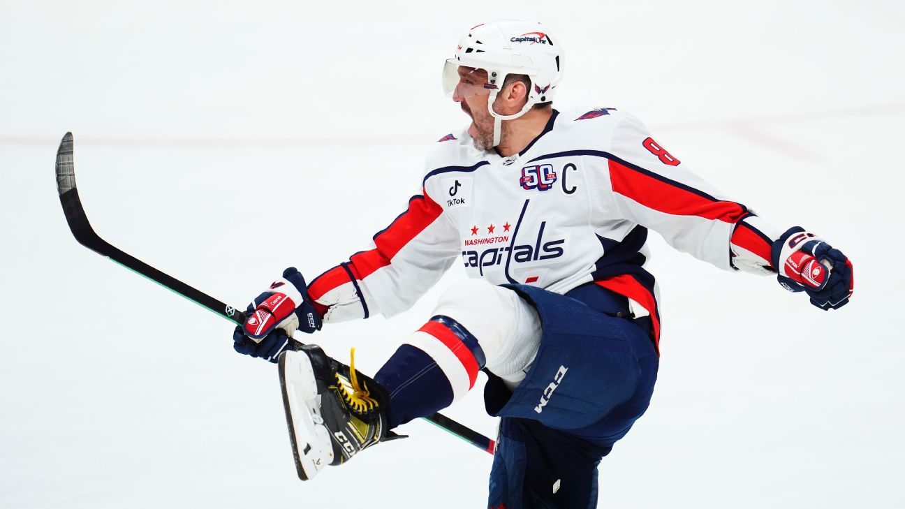 Ovi breaks one record, gets closer to Gretzky's