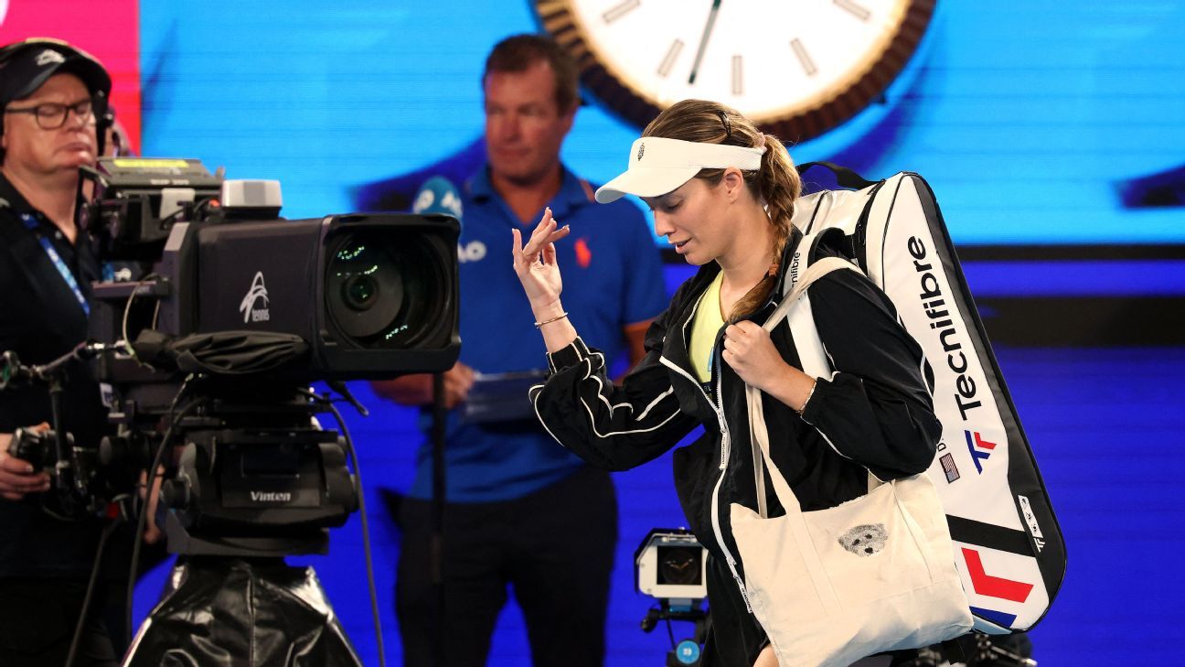 Danielle Collins at Australian Open