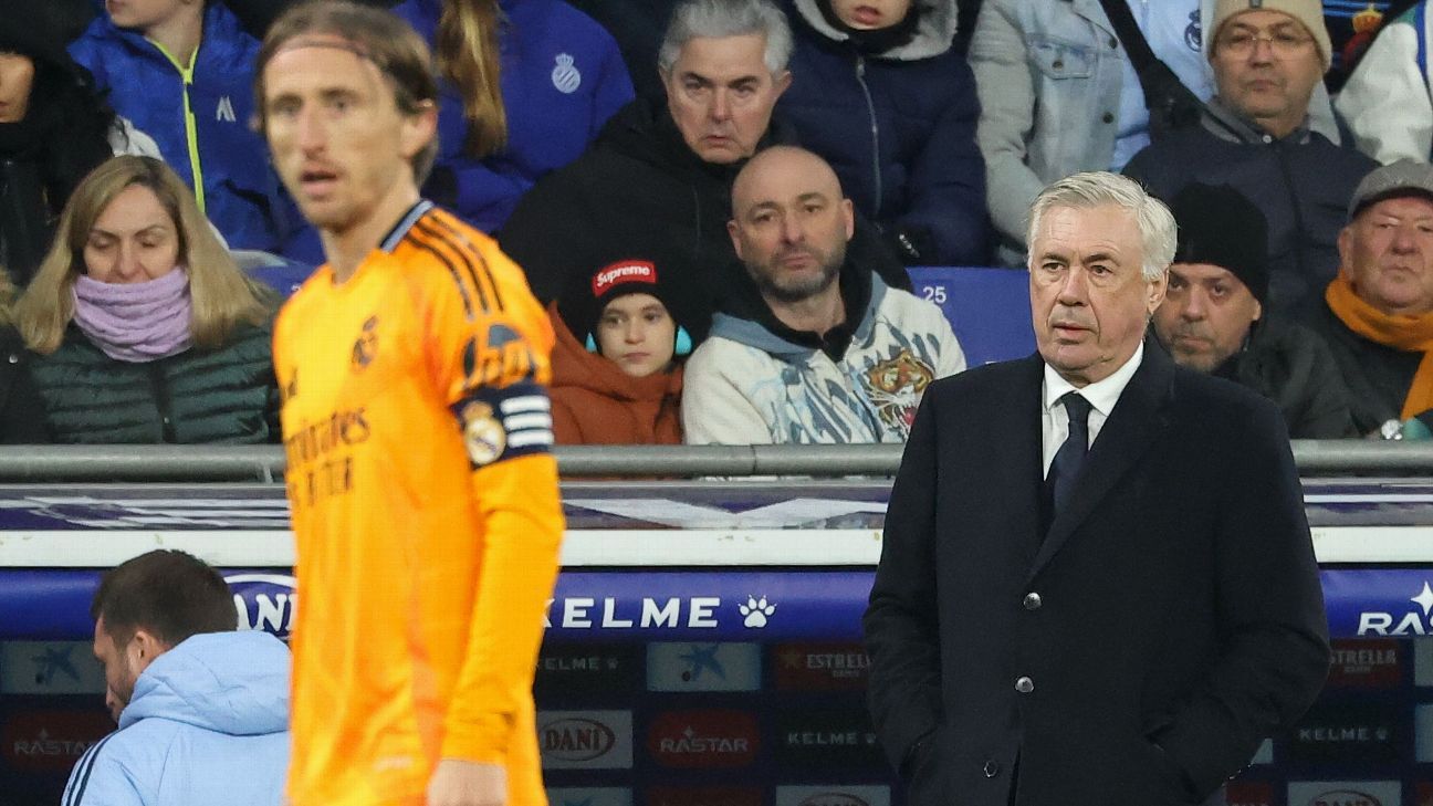 Ancelotti defende Modric após bronca em Vinicius Jr.: 'Temos que respeitar o que ele fala'