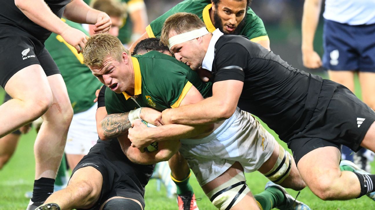 South Africa and New Zealand face off in Rugby's Greatest Rivalry Test