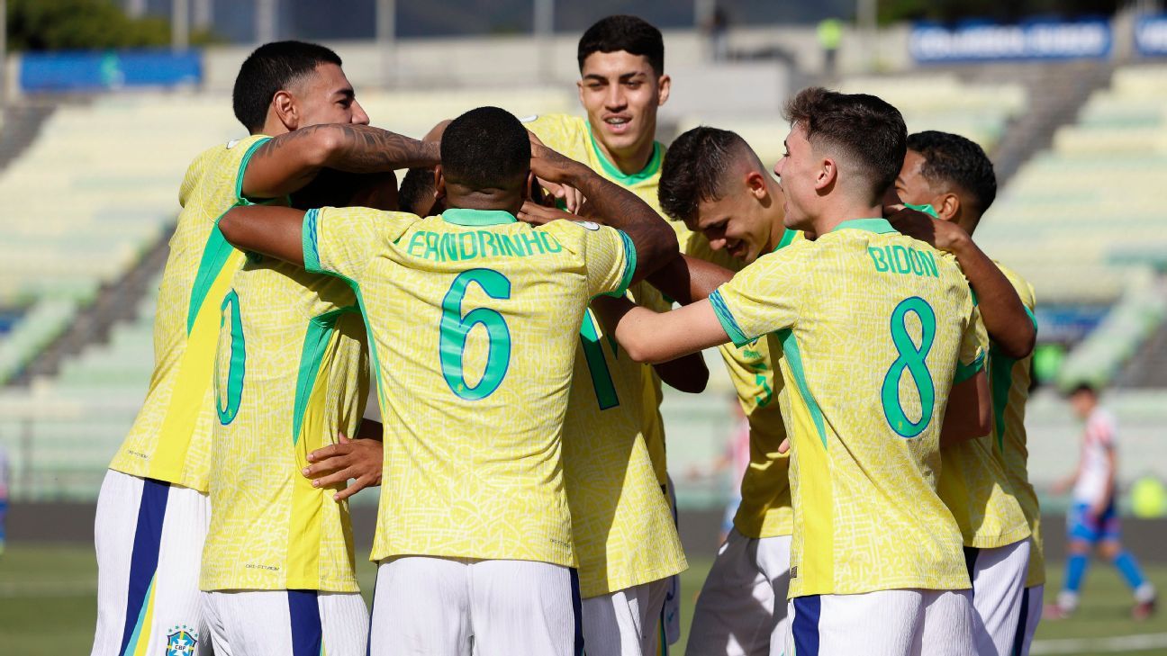 Brasil dá volta por cima após goleada para a Argentina e garante vaga no Mundial sub-20