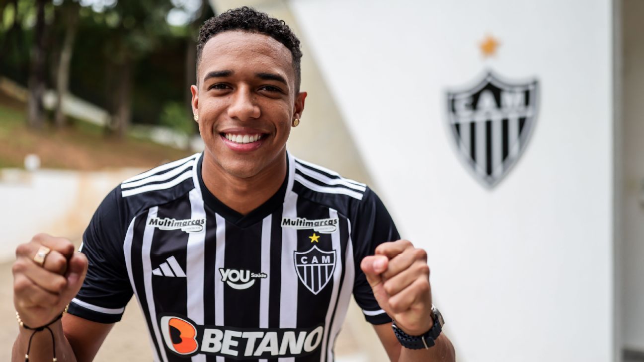 Atlético-MG confirma negociação, e Vasco avança por empréstimo do atacante Brahian Palacios