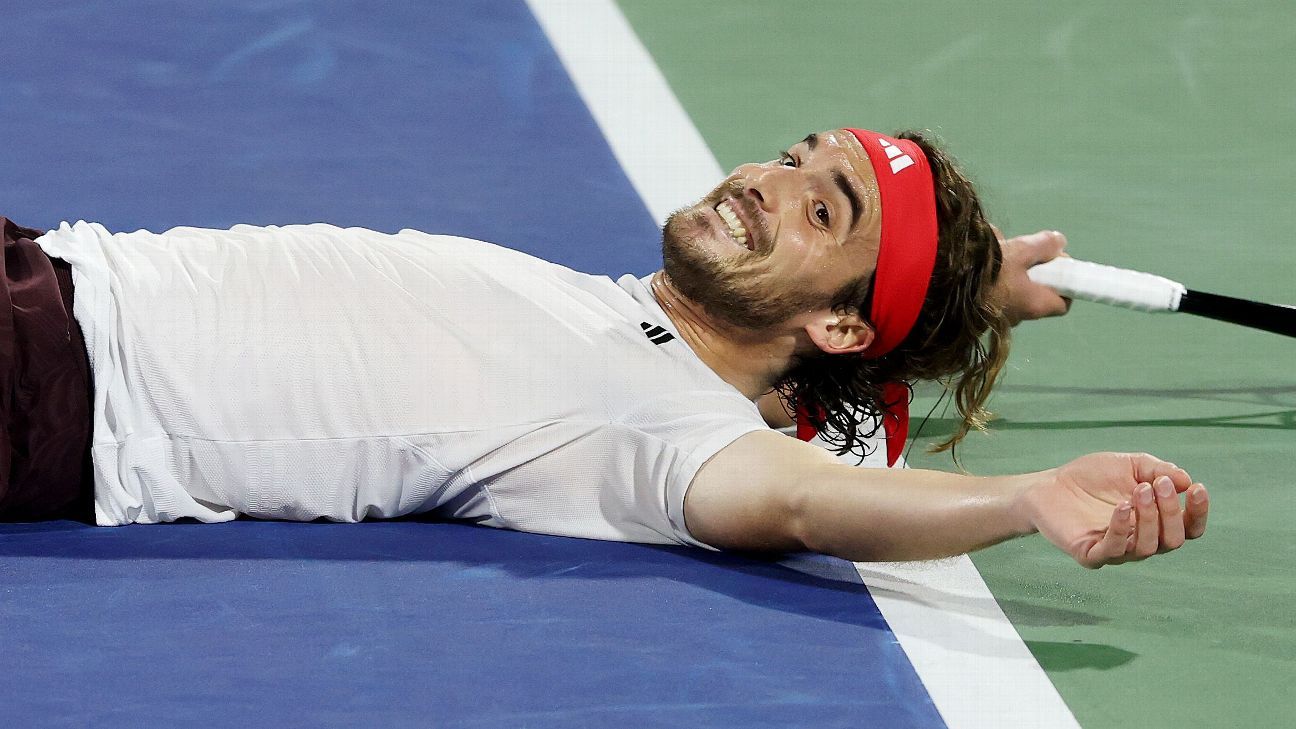 Tsitsipas earns first ATP 500 title, wins Dubai Championships - ESPN