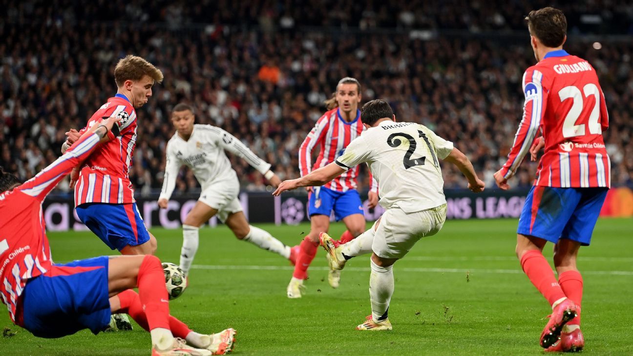 Video: el gol de Brahim Díaz para la victoria del Real Madrid sobre Atlético Madrid - ESPN