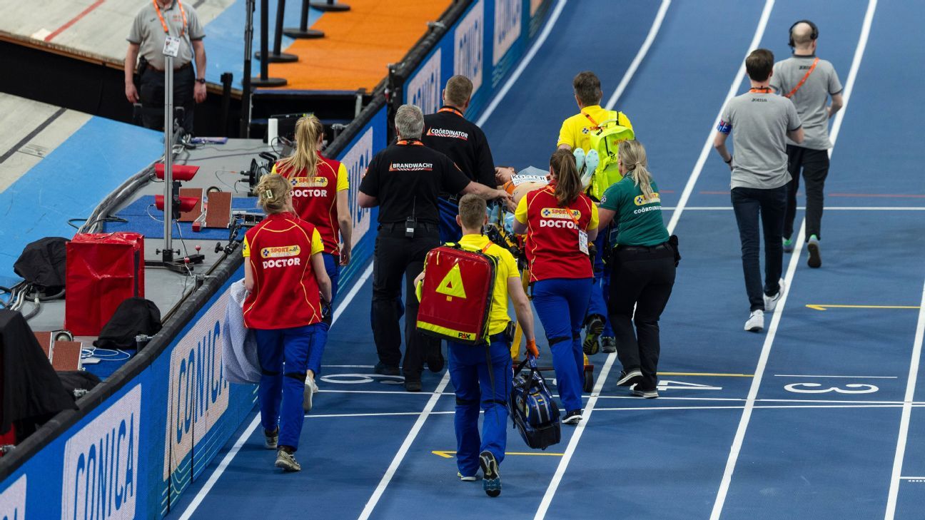 Koster hospitalized after fall in 3000m indoor final