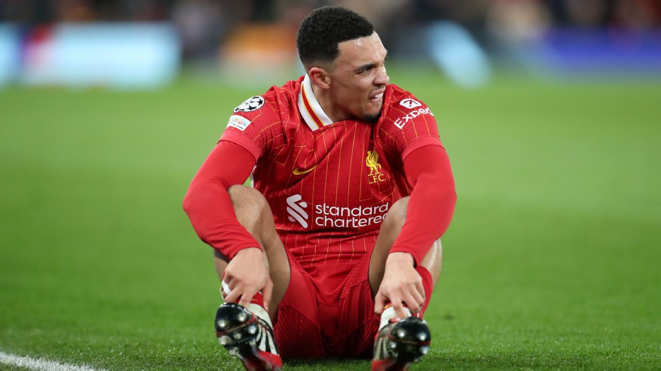 Liverpool's Trent Alexander-Arnold may miss Carabao Cup final due to injury  - ESPN