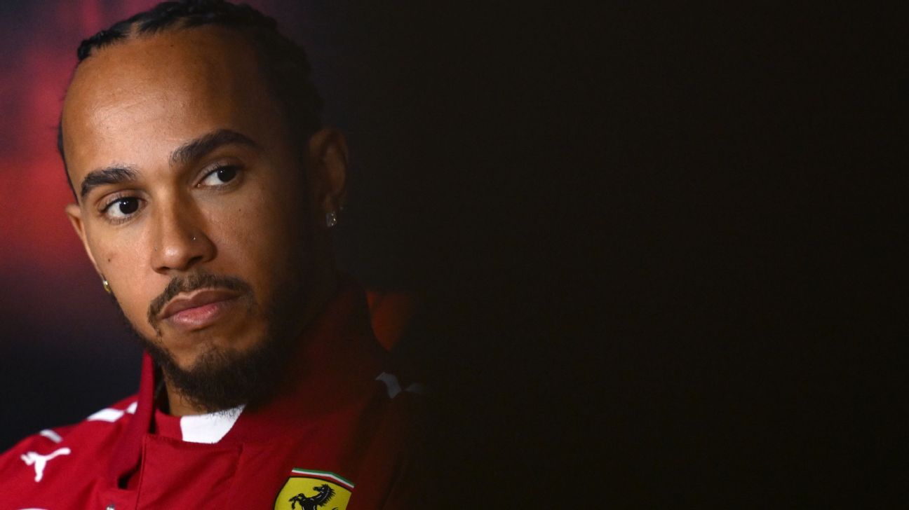 Hamilton se decepciona com 1ª classificação pela Ferrari e admite que não conhece carro: 'Nem sei quais botões apertar'