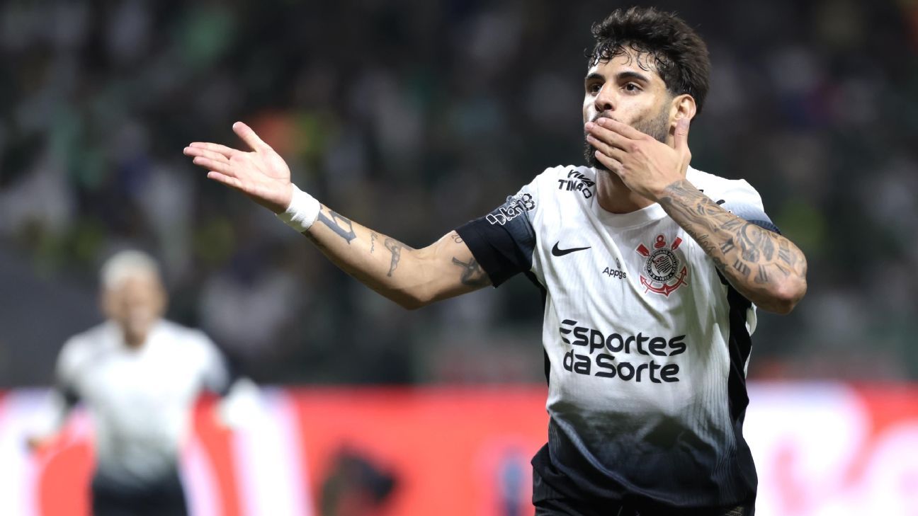 Yuri marca, Corinthians vence Palmeiras no Allianz e sai na frente na final