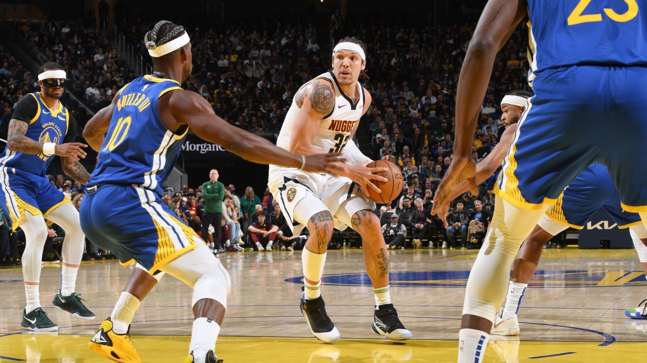 Nuggets superam desfalque de Jokic e surpreendem o Golden State Warriors em noite apagada de Curry