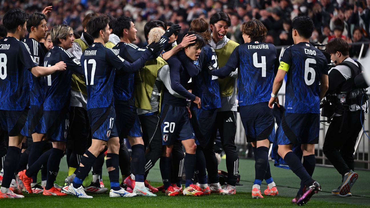 Japan become 1st side to qualify for '26 World Cup