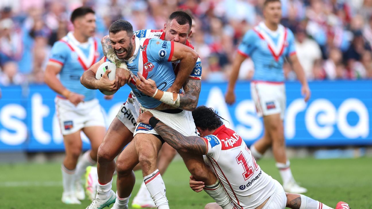 Sandon Smith shines as Roosters thump Dragons