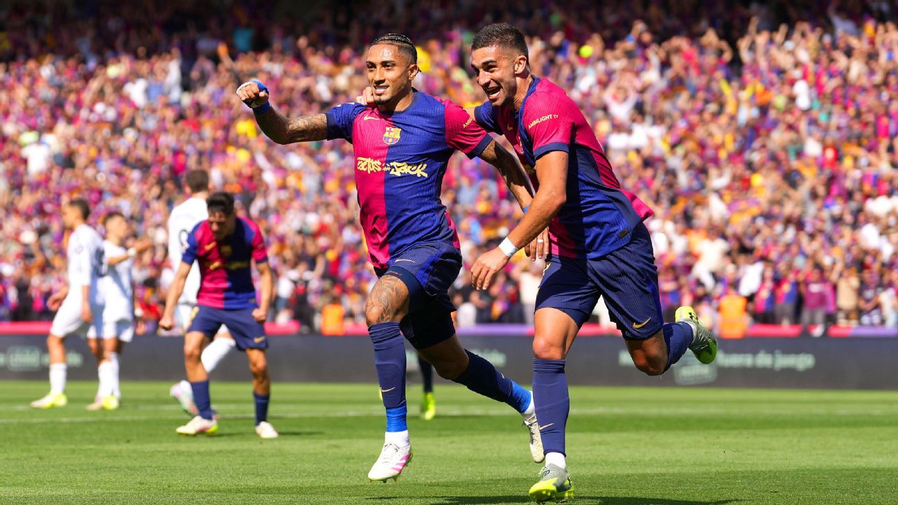 Barcelona vs. Real Madrid lives up to billing with six goals in first half