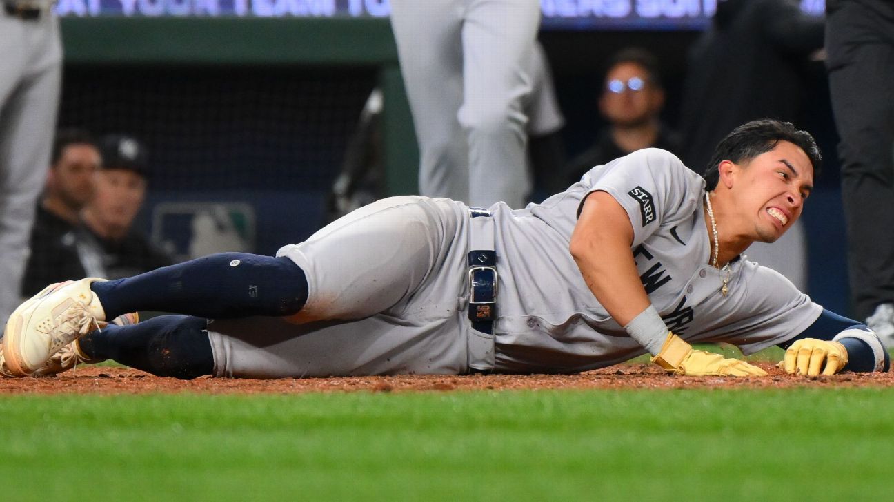 After fracturing ankle, Yanks’ Cabrera put on IL