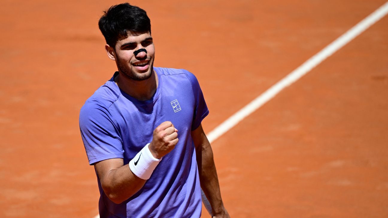 Alcaraz avenges Draper loss; No. 2 Zverev ousted