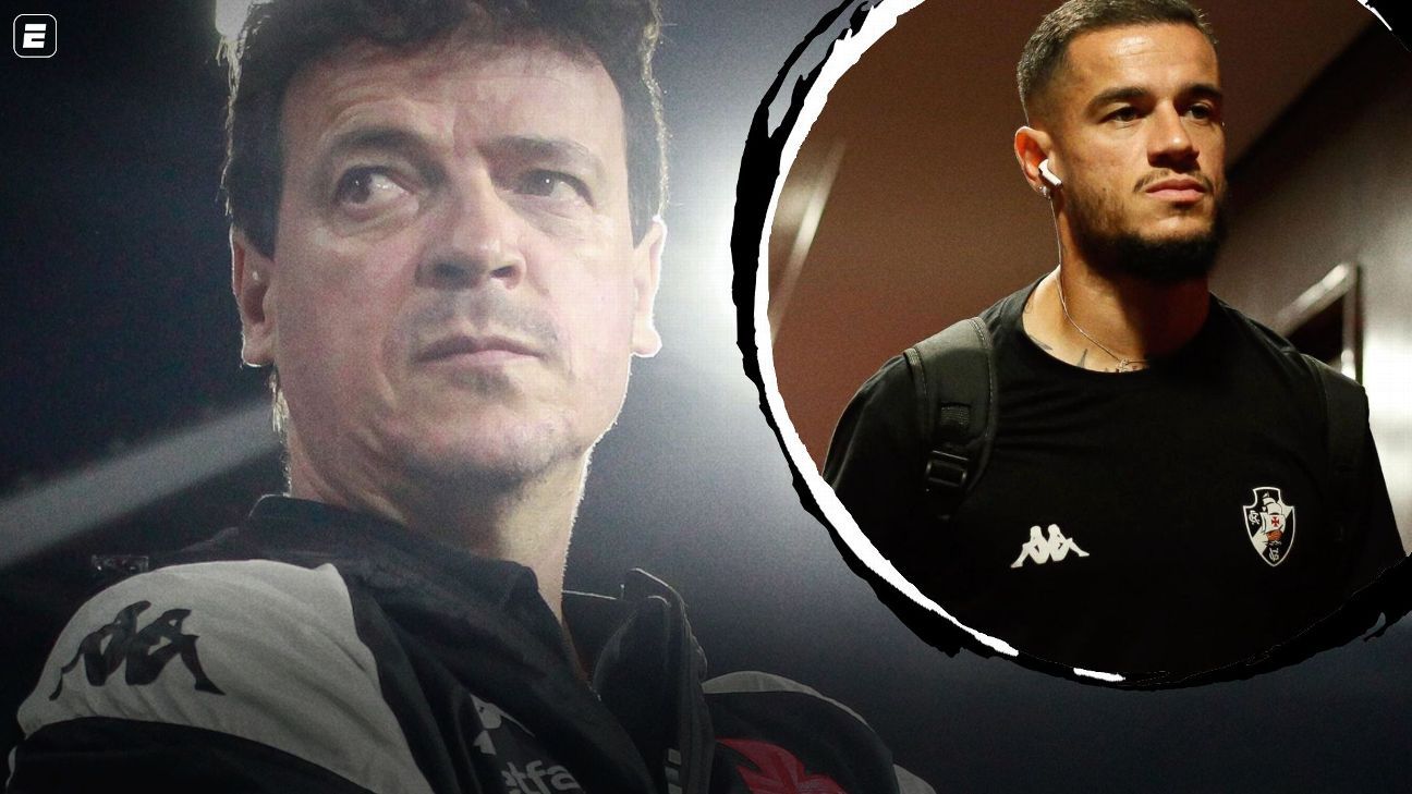 Apresentado no Vasco, Diniz revela planos para Coutinho e lamenta: 'Carreira deveria ter sido mais brilhante'