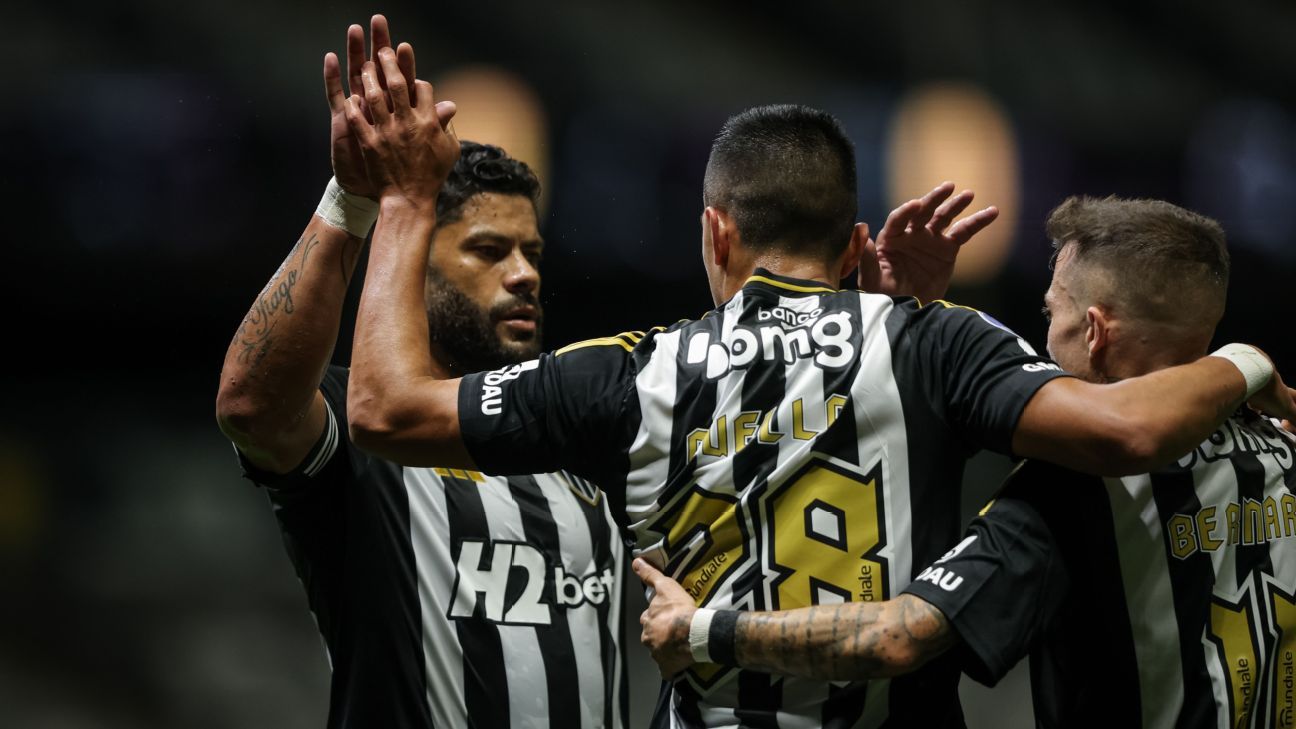 Atlético-MG vence Caracas e 'seca' rivais para depender só de si na última rodada