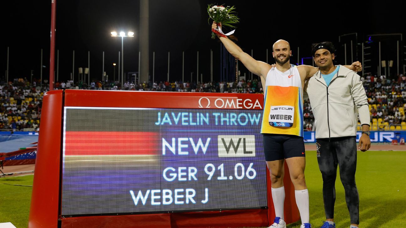 Paris Diamond League javelin start list announced: Indian Sports LIVE, June 17
