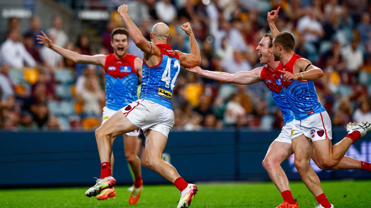 Gawn, Oliver star as Demons sink Lions in upset