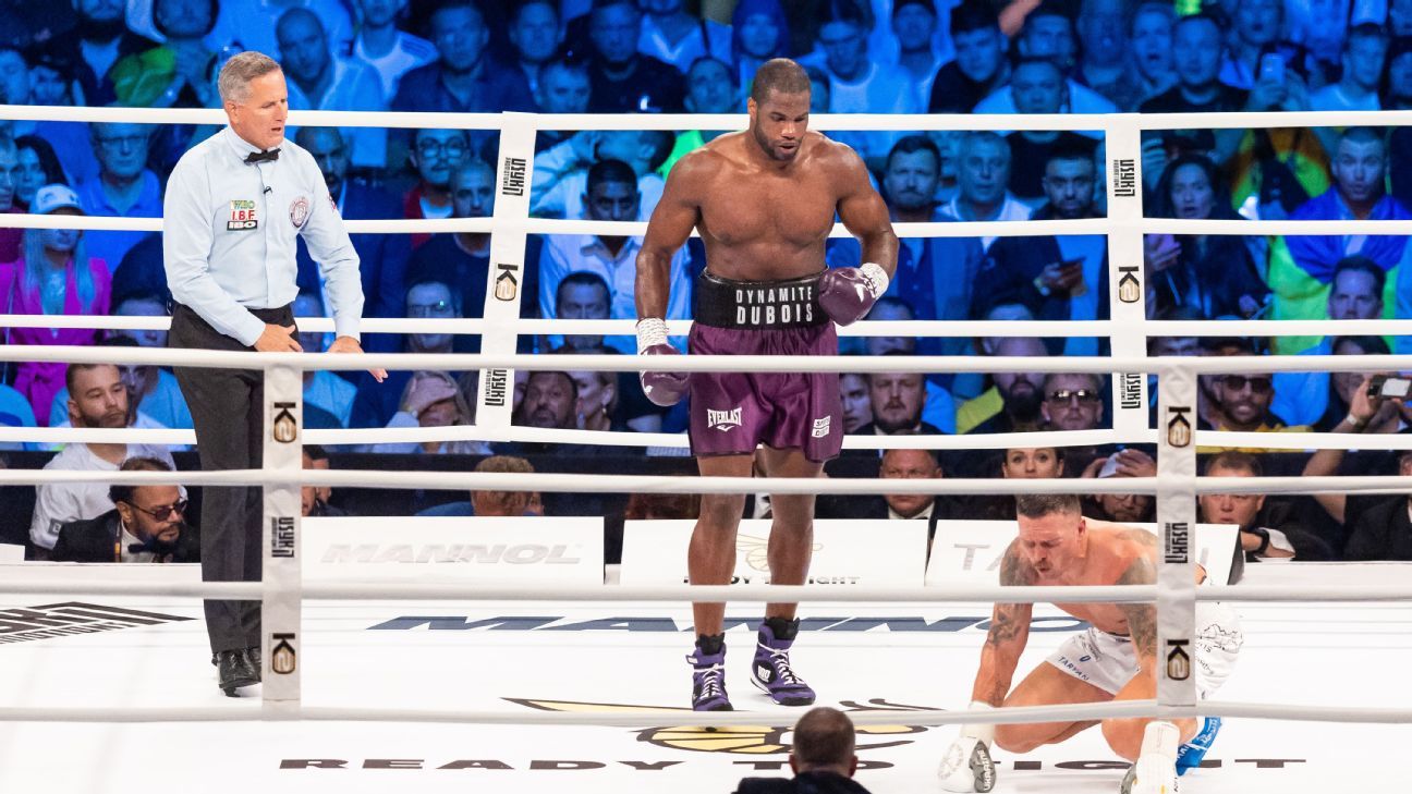 Daniel Dubois y Oleksandr Usyk