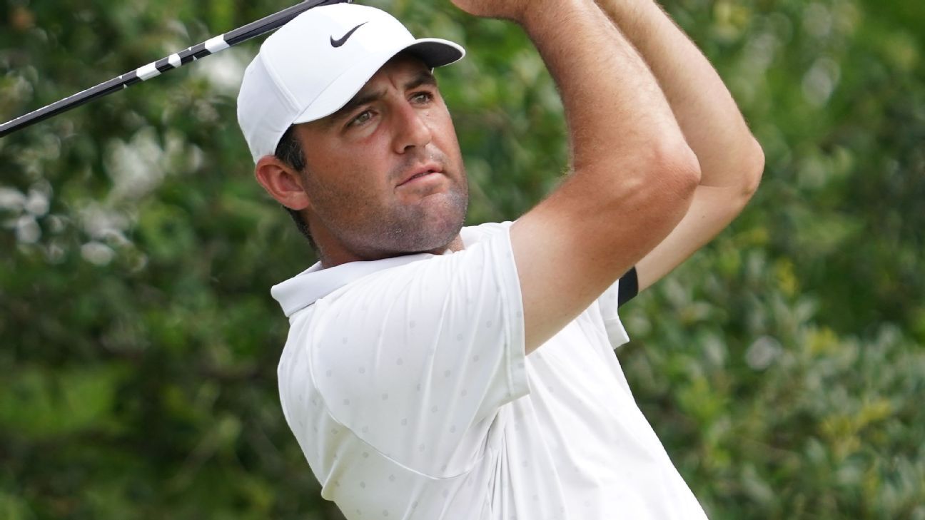 Scheffler 6 shots away from leaders at Colonial