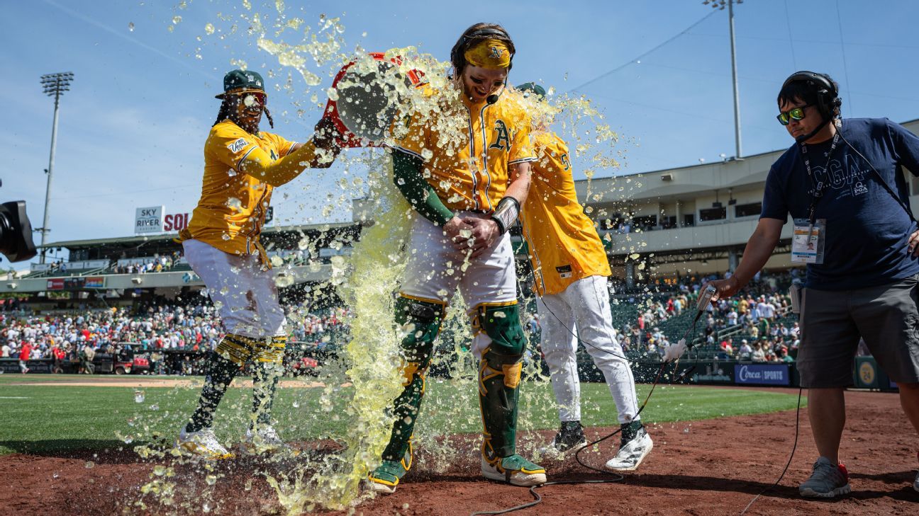 MacIver, 28, stars in MLB debut as A’s snap skid